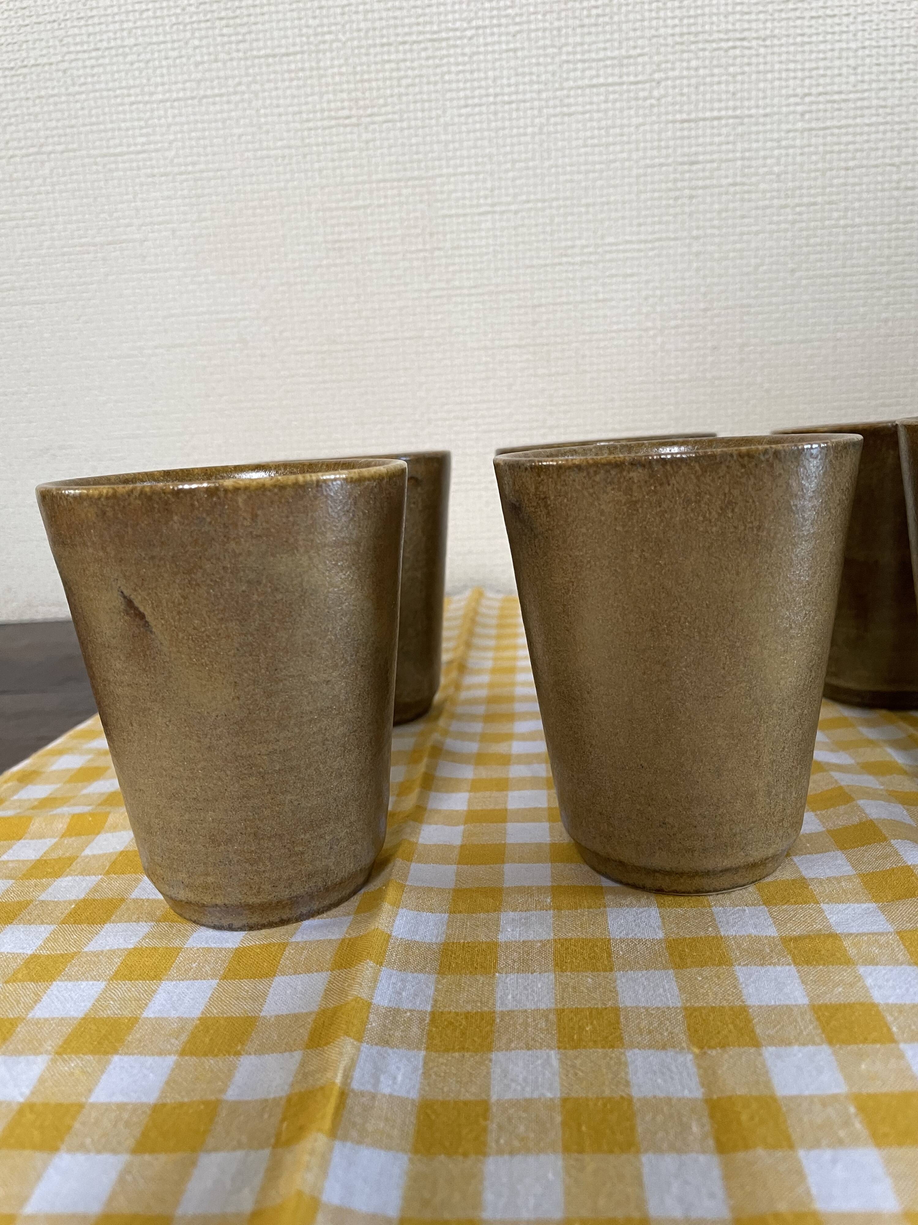 Digoin stoneware mugs