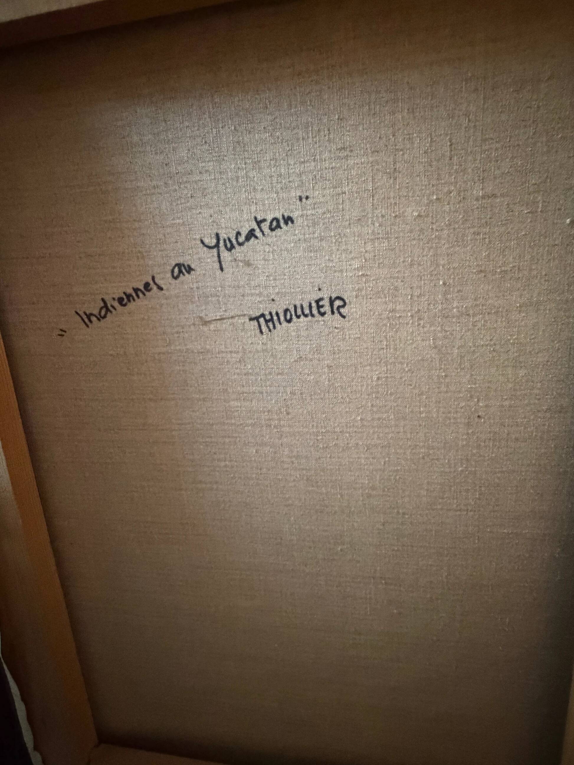 Eliane Thiollier (1926-1989), Indians in Yucatán