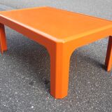Orange vintage coffee table