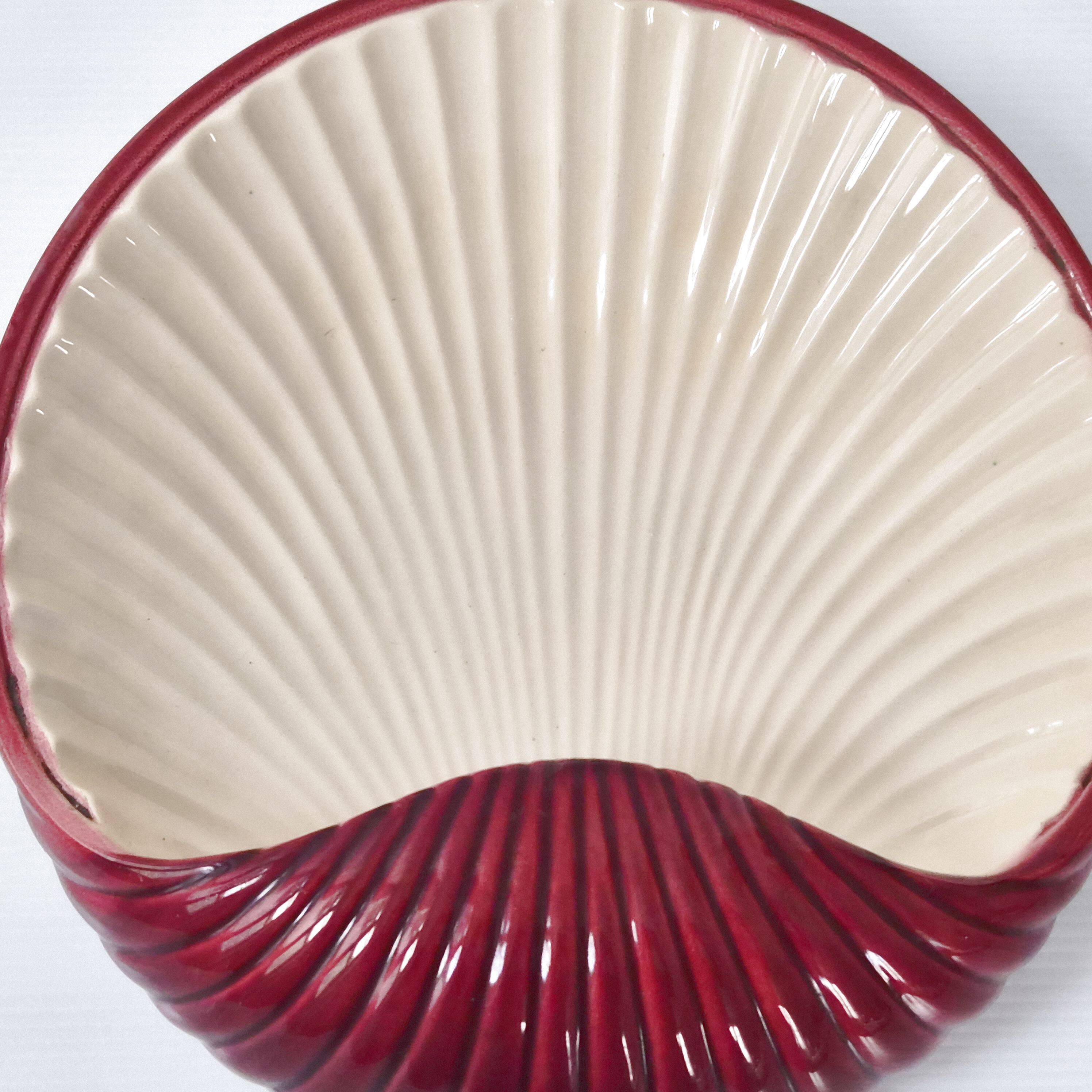 Vintage 1960s seashell wall sconce