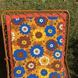 Vintage and new 70s sun lounger