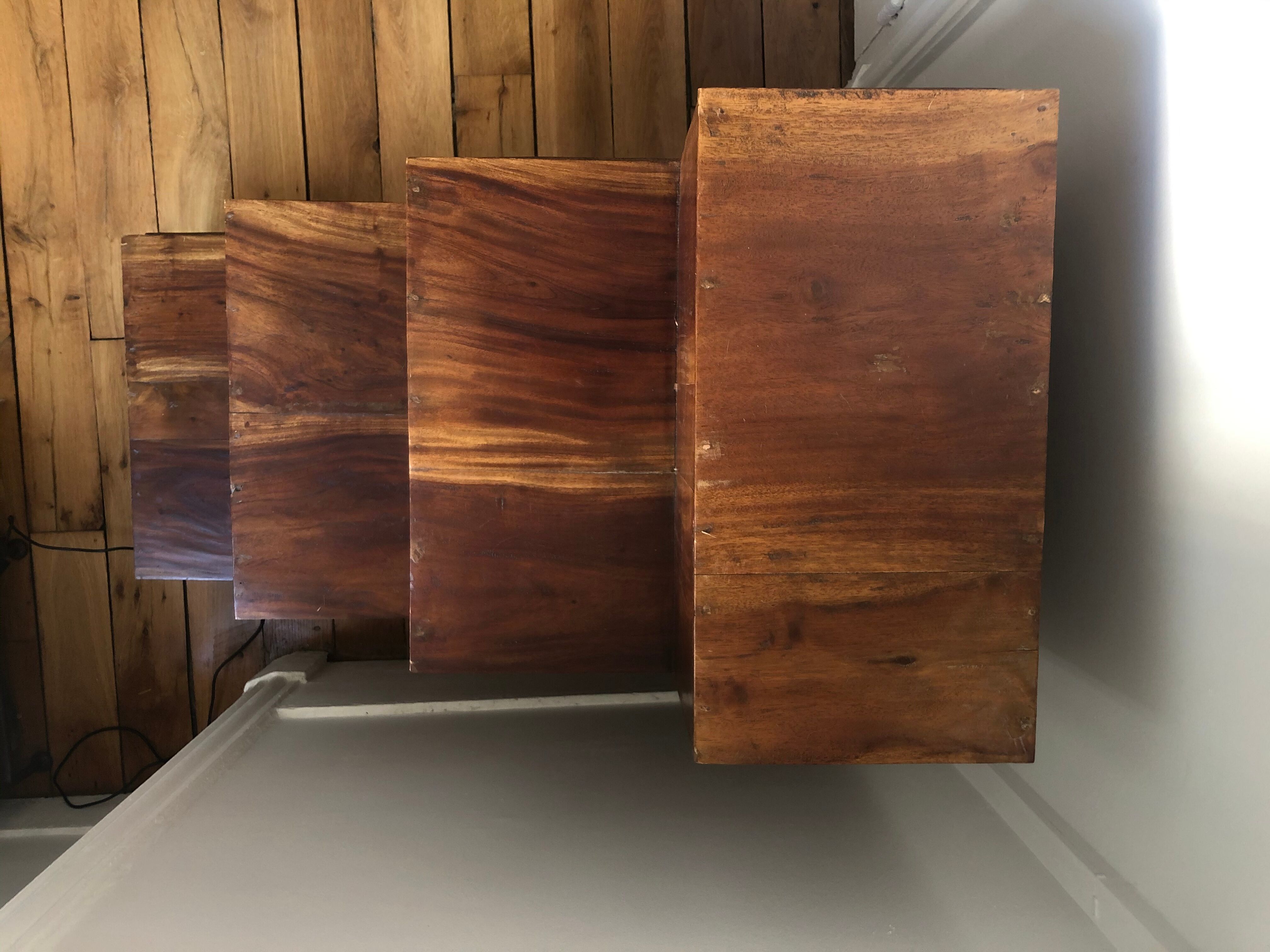 Staircase furniture 7 drawers wooden mindi