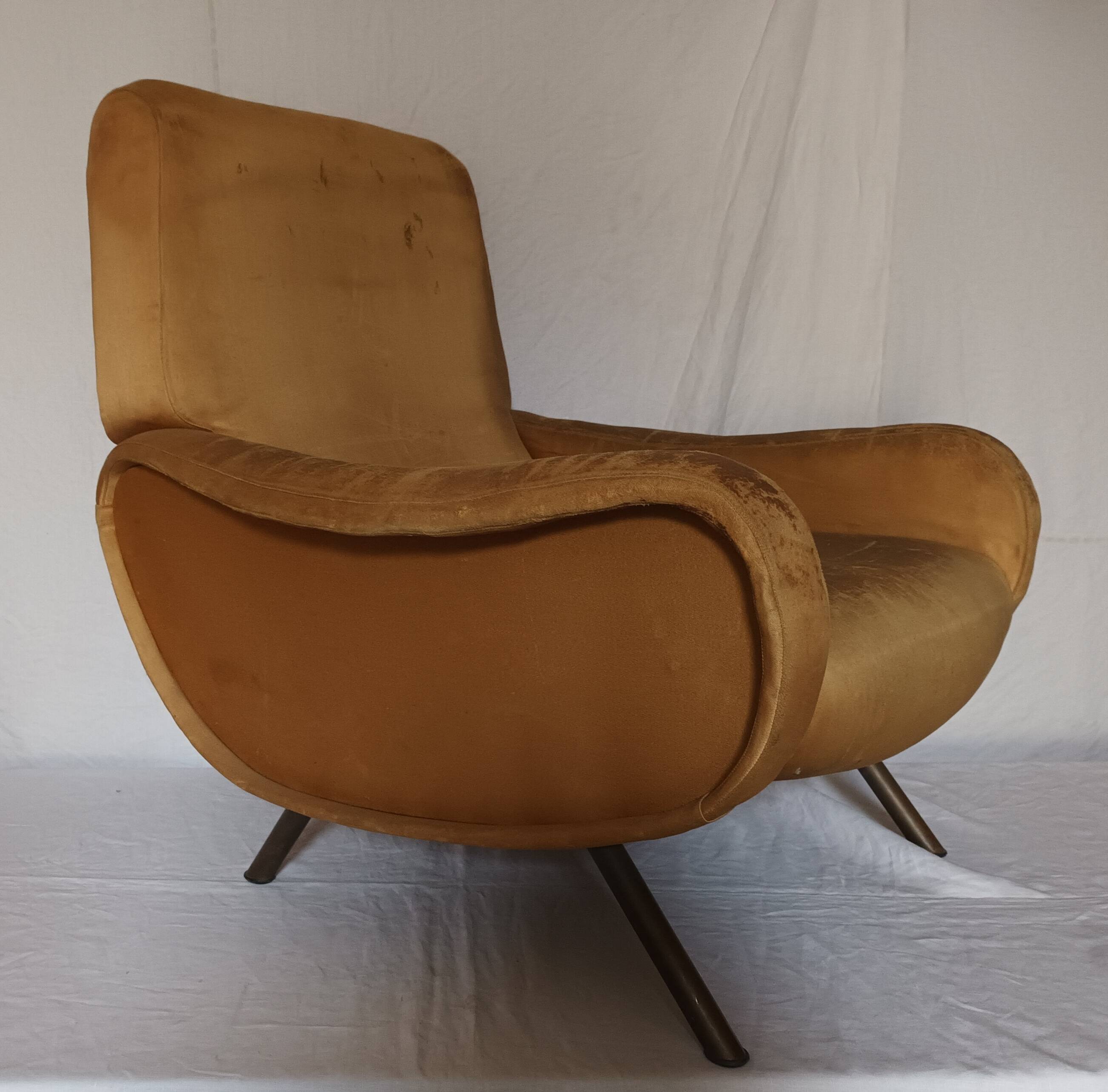 Lady armchair by Marco Zanuso for Arflex from the 1950s