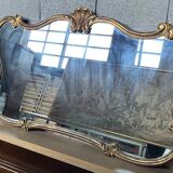 Baroque mirror Louis XV style 170x94x4 cm