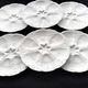 6 Porcelain oyster plates CNP Compagnie Nationale de Porcelaine