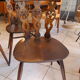 Set of 4 chairs Lucian Ercolani for Ercol Windsor of the 1960s mod.375
