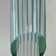 Lampe de plafond striée Murano, années 1980