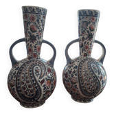 Duo of Gien vases