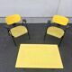 Ensemble table basse et 2 chaises Willy Van der Meeren, Belgique 1950