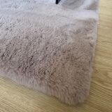Tapis poils longs vieux rose 180x280cm