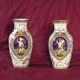 Two earthenware vases from Gien late nineteenth century