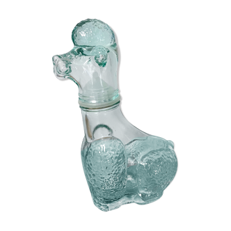 Bouteille en forme de chien caniche
