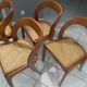 Suite of 4 chairs Baumann model Vintage Gondola 1970s
