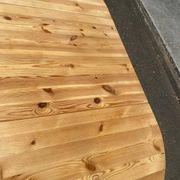 Extendable dining table with leaves renovated by Karin Mobring for Ikea 1970