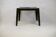 Fiberglass table, brown, France, circa 1970