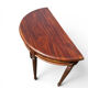 Small demi-lune console – solid mahogany – Louis XVI style