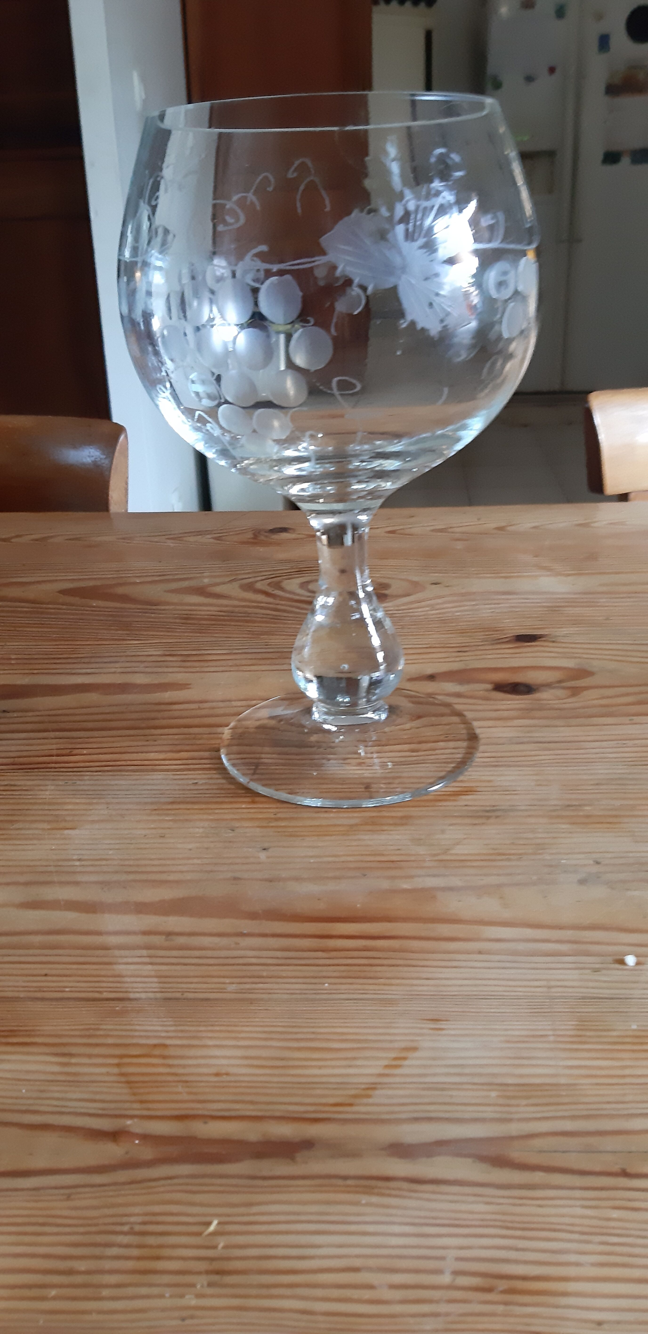 Grand verre à vin en cristal