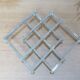 Extendable silver metal underside 40s 50s