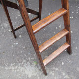 old stepladder scale vintage library