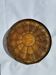 Vintage Seguso Murano Amber Crackle Glass Shade 1950s-60s