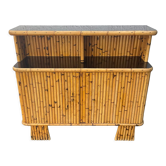 Vintage rattan bamboo bar from the 60s