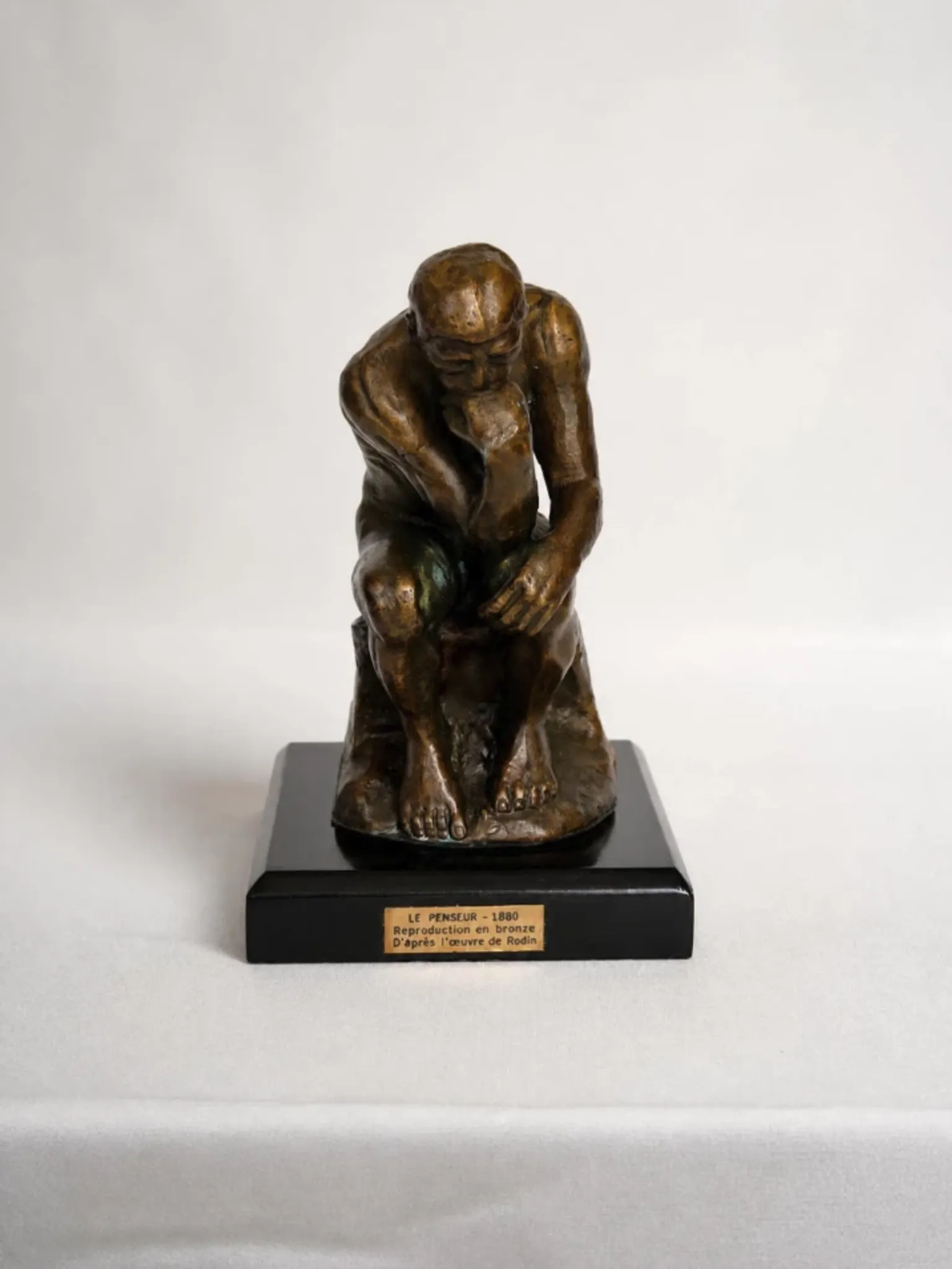 Bronze Sculpture, The Thinker Bronze Sculpture, Rodin Bronze Statue