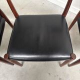 4x Møller 77 dining chairs, Denmark 1960s