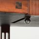 Luxurious curved writing desk/office desk in Art Deco design