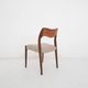 Teak dining chair model 71 by Niels Otto Moller for J.L. Moller Mobelfabrik, Denmark 1960's