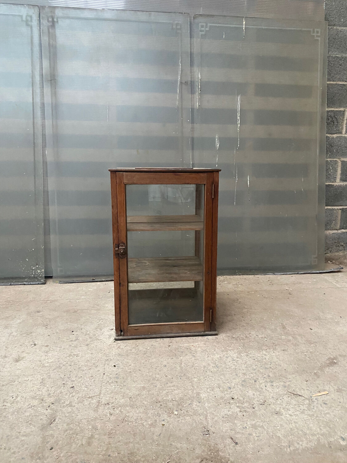 Antique counter display case