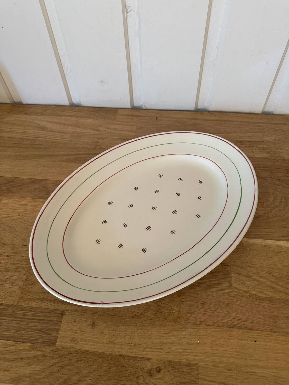 Luneville oval dish