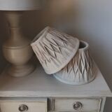 Pair of linen lampshades