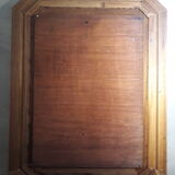 Mirror exotic wood patinated gold 1970