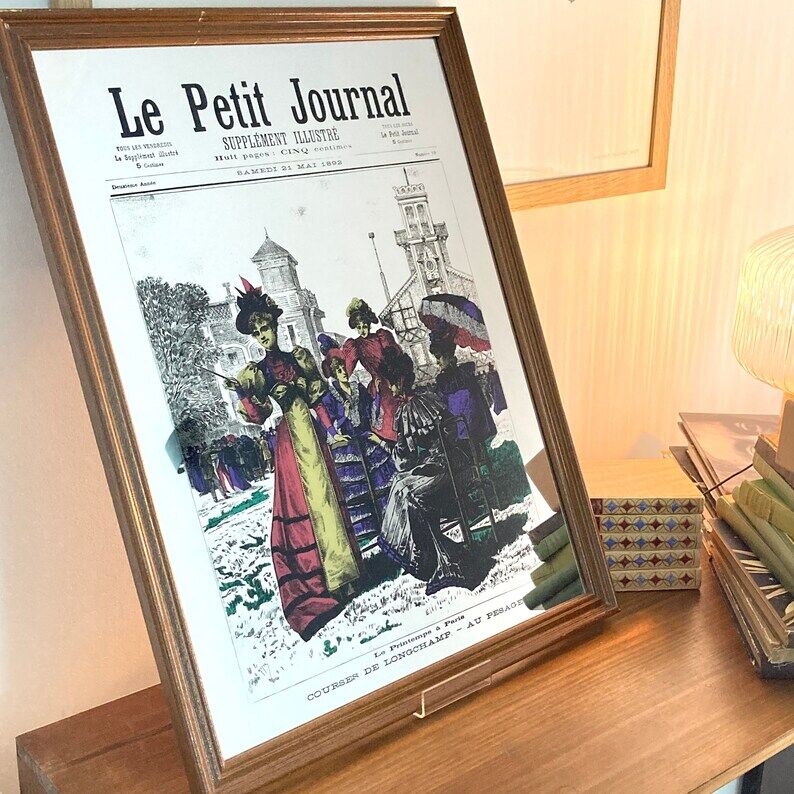 Advertising mirror "Le Petit Journal"