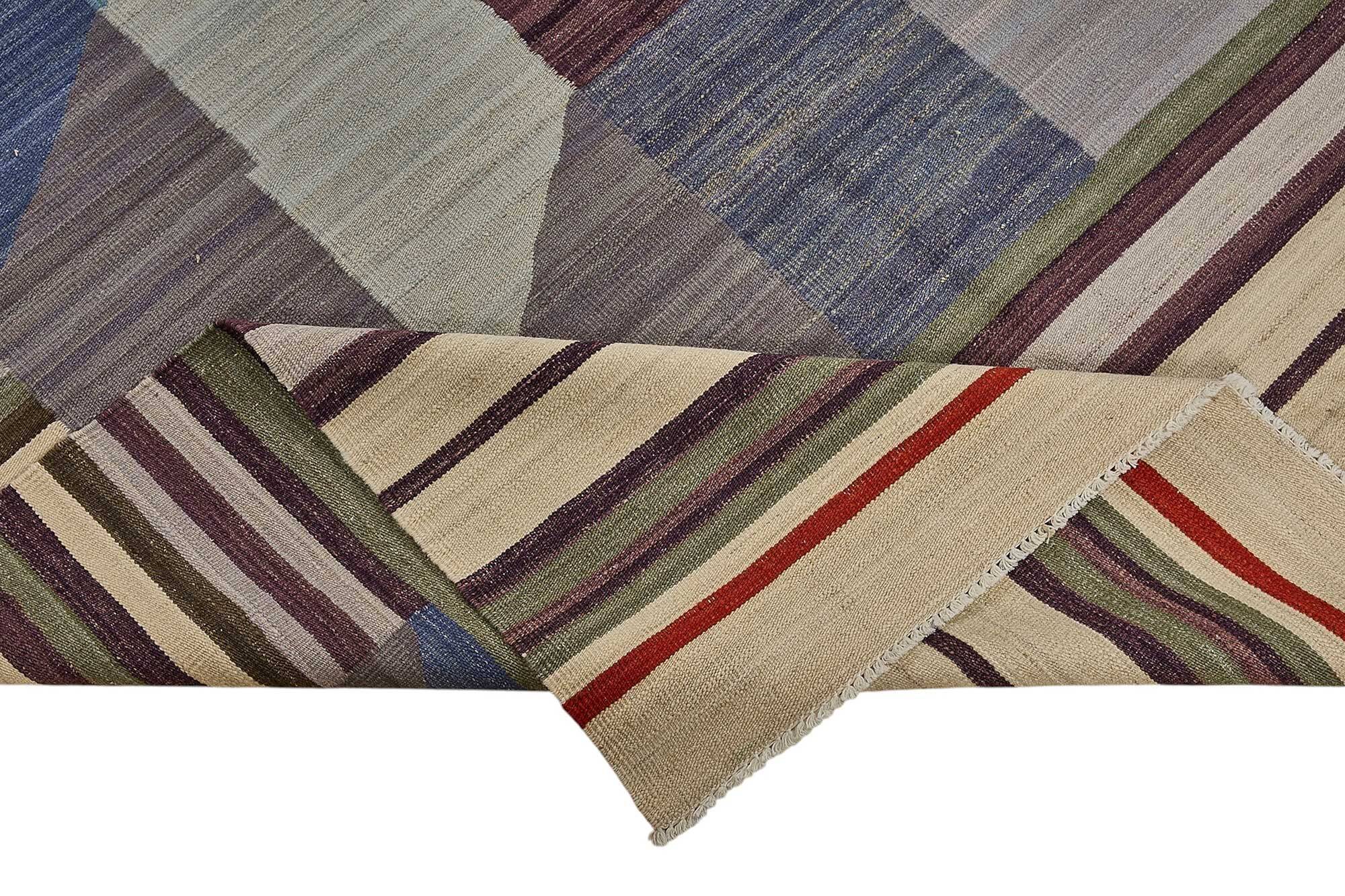 Contemporary Tribal Decorative Kilim 277 cm x 360 cm