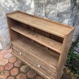 Antique furniture - solid oak shelf