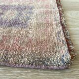 Small rug 2x3, vintage door mat rug, Turkish rug, mini rug, wool handknotted rug