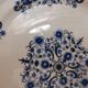 Set of 8 old dessert plates in French earthenware Moulin des Loups from the 50s