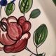 Elchinger ceramic rectangular cake or loaf dish with hand-painted floral pattern