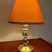 Adnet style glass ball lamp from the 60s