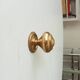 Vintage furniture knob in gilded brass