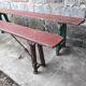 Paire de bancs pliant guinguette