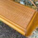 Vintage light rattan shelf 1970