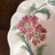 Art Nouveau slip dish with poppy decoration