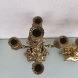 Pair of bronze candlesticks