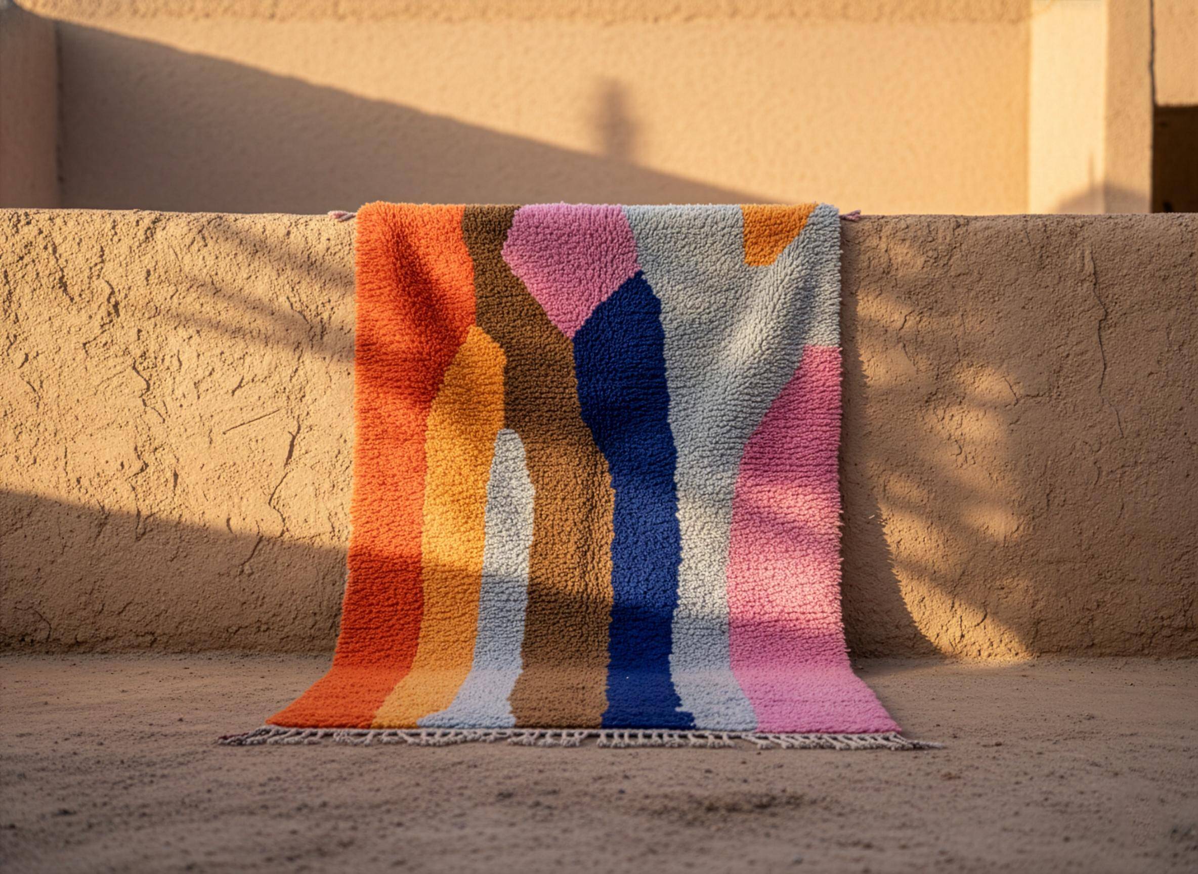 Tapis berbère tissé main 3x2 m