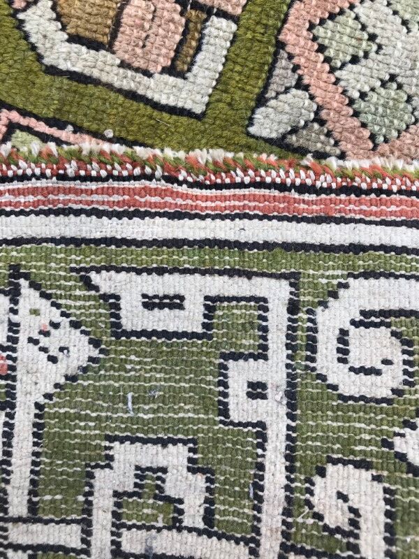 Old carpet decorative turkish 190 x 210 cm