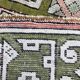 Old carpet decorative turkish 190 x 210 cm