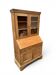 Glazed secretary with two bodies, English, in raw pine – circa 1900.