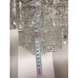 Lot de 2 lustres en verre de murano